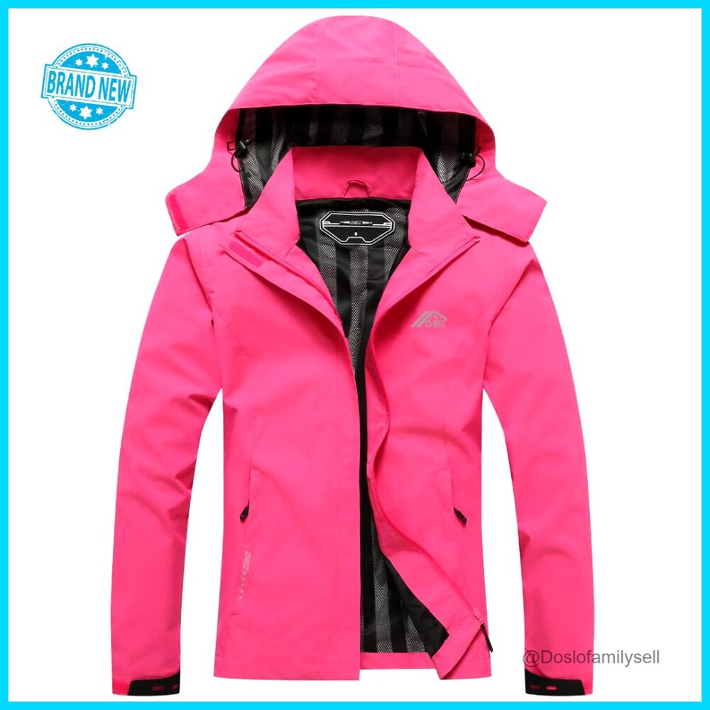 Lightweight Waterproof Rain Jacket Detachable Hoo… - image 1
